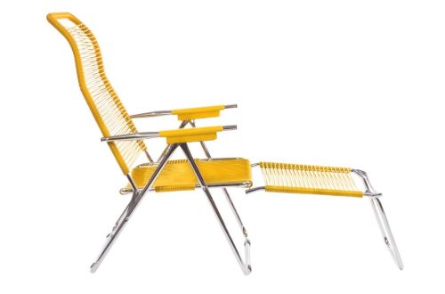 Fiam Spaghetti Outdoor Relaxsessel SH: 38 cm - Gelb