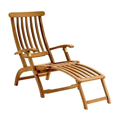 Kircodan Max Dækstol inkl. Fodskammel L: 165 cm - Teak