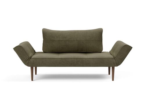 Innovation Living Zeal Styletto Daybed 72x178 - Mørkt Træ/Cordufine Pine Green
