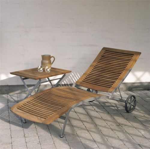 Kircodan Espresso Kleiner Klapptisch 46 x 46 cm – Teak