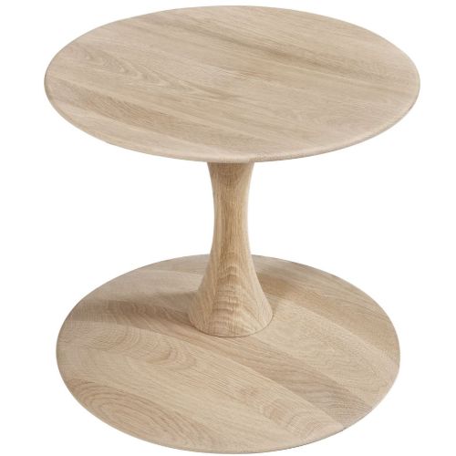 Snedkergaarden Nanna Ditzel Trisse Taburet ND 105 u/bue H: 42 cm - Sæbebehandlet Eg