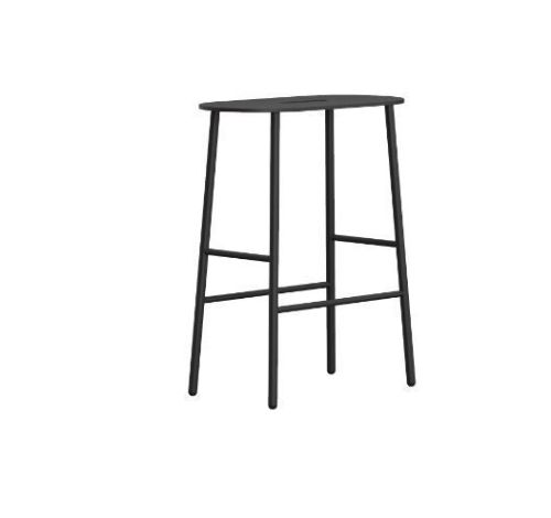 FROST BUKTO Skammel H: 45 cm - Mat Sort