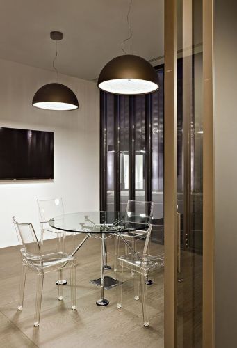 FLOS Skygarden 1 Pendelleuchte Ø: 60 cm – Rostbraun