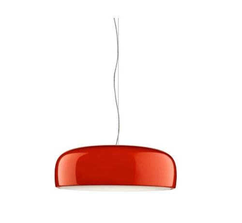FLOS Smithfield Suspension Pro Pendant w. Push Dimmer Ø: 60 cm - Red