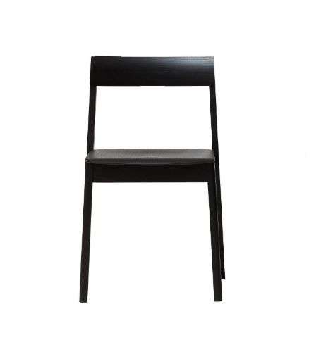 Form & Refine Blueprint Stuhl SH: 45 cm – Schwarz lackierte Eiche