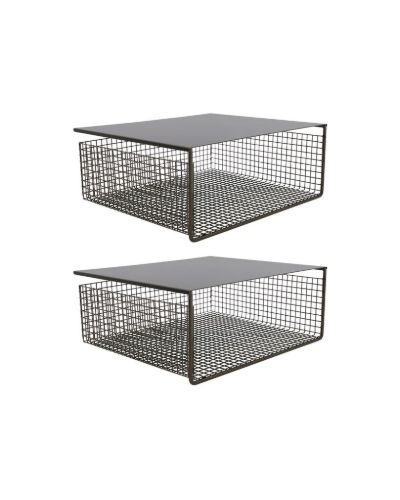House Doctor Fari 2 stk Kurve til Hyldesystem 35x30 cm - Sort