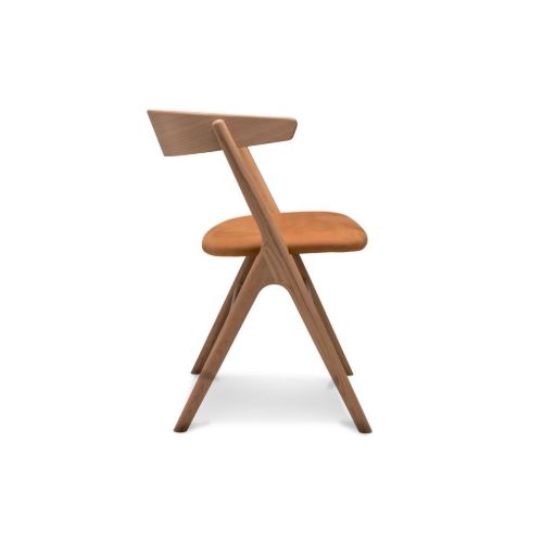 Sibast Furniture No 9 Esszimmerstuhl SH: 45 – Seifeneiche / Dunes-Leder Cognac