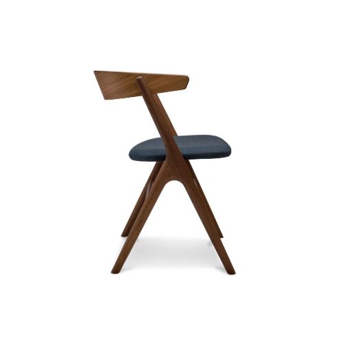 Sibast Furniture No 9 Esszimmerstuhl SH: 45 – Räuchereiche / Dunes-Leder Anthrazit