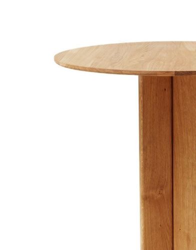 Form & Refine Trefoil Runder Tisch Ø: 75 cm – Geölte Eiche