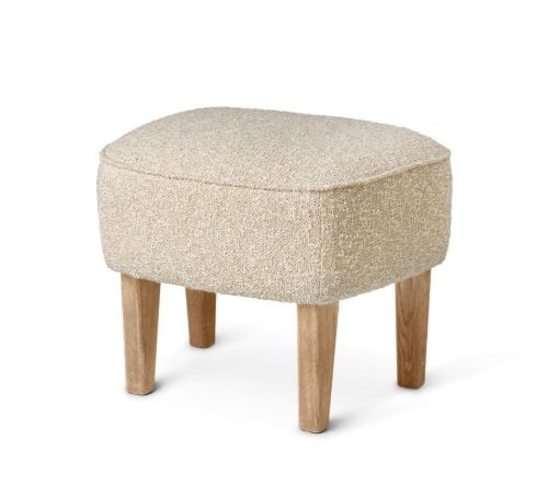 Audo Copenhagen Ingeborg Signatur Fodskammel H: 38 cm - Sacho Zero Boucle 001/Eg