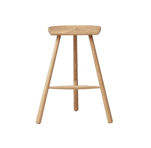 Form & Refine Shoemaker Chair No. 68 SH: 65 cm - White Oiled Oak