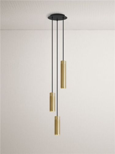 Thorup Copenhagen Patrone Pendelleuchte Cluster 3-flammig Ø: 22 cm – Messing
