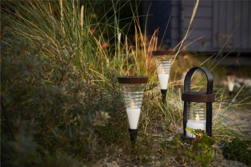 Sirius Aston Solar Lanterne H: 28,5 cm - Sortiert/Braun