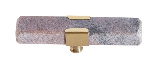 Nordal Knage I Marmor L: 8,5 cm - Rosa/Messing
