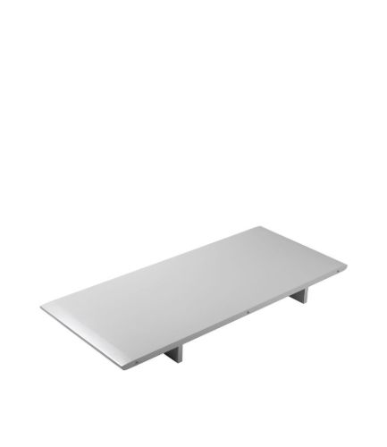 FDB Møbler Tillægsplade til Spisebord C62E Bjørk Unit10 50 x 115 cm - Grå