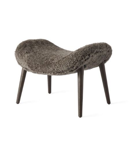 Vipp 467 Lodge Footstool H: 43,5 cm - Dark Oak Curly/Sahara