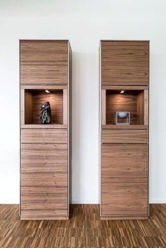 Skovby SM914 Vitrine 50x200 cm - Geölter Walnuss