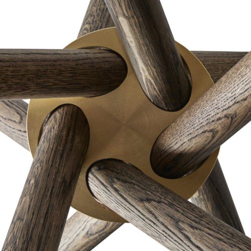 Eberhart Furniture Hector 105 Esstisch Ø: 105 cm – Dunkle Eiche