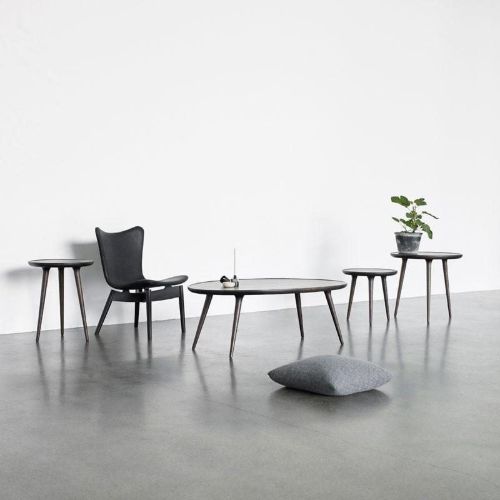 Mater Accent Couchtisch Ø: 45 cm – Sirka Grau/Eiche