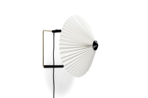 HAY Matin Wall Lamp 300 30x25 cm - White / Brass