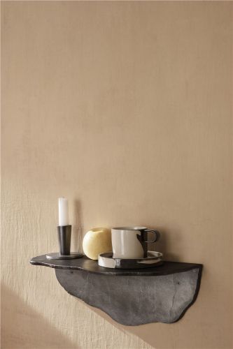 Ferm Living Fracture Regal 15x40,7 cm – Geschwärztes Aluminium