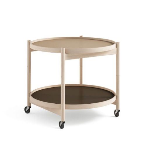 Brdr. Krüger Bølling Bakkebord m. 2 bakker Ø: 60 cm - Olieret Bøg/Earth