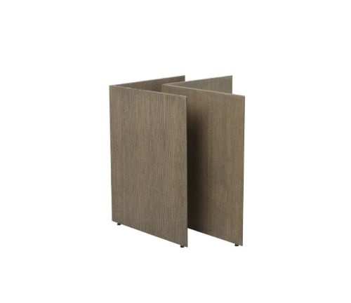 Ferm Living Mingle Wooden Table Legs W68 H: 71,65 cm - Dark Stained Oak
