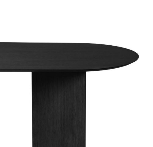 Ferm Living Mingle Holztischbeine B68 H: 71,65 cm – Schwarz
