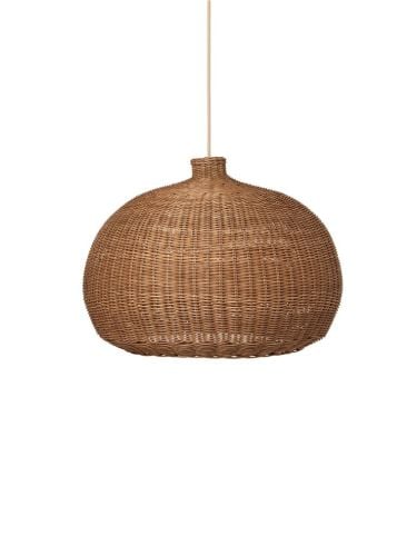 Ferm Living Geflochtener Lampenschirm Belly Ø: 54 cm - Natur