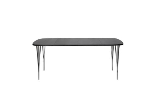 Haslev Zusatzplatte für Symphony 86 Esstisch 90 x 46 cm – Schwarz gebeizte und lackierte Eiche