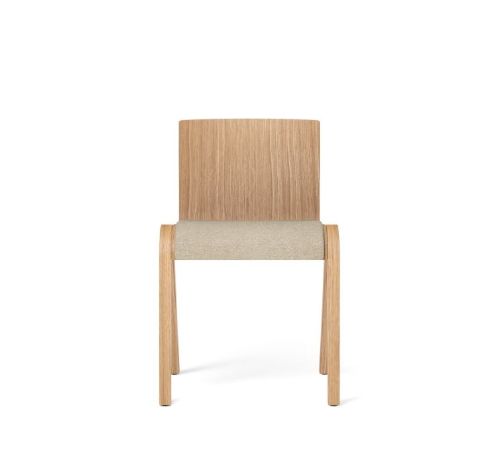 Audo Copenhagen Ready Dining Chair Seat Upholstered SH: 48 cm - Natural Oak/Bouclé 02