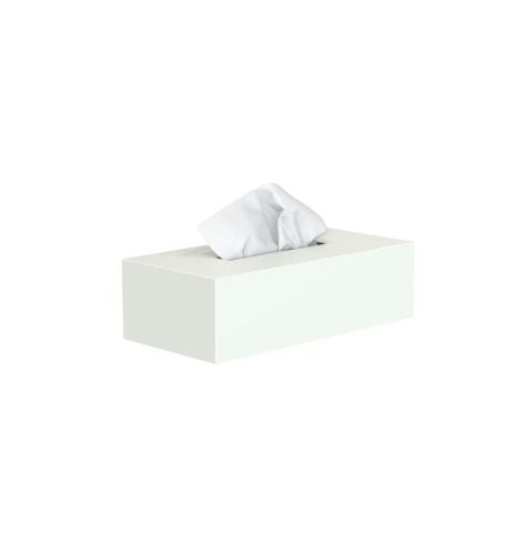 FROST NOVA2 Serviettenspender für Wand und Tisch 24,8 x 12,4 cm – Mattweiß