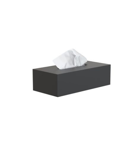 FROST NOVA2 Serviettenspender für Wand und Tisch 24,8 x 12,4 cm – Mattschwarz