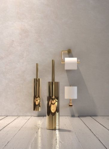 FROST NOVA2 Toilettenbürste 9 t/Boden H: 36,5 cm – Poliertes Gold