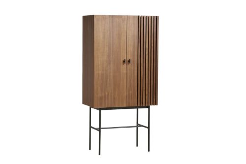 Woud Array Highboard L: 80 cm - Walnut