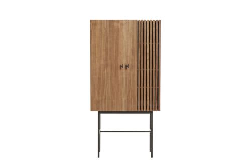 Woud Array Highboard L: 80 cm – Walnuss