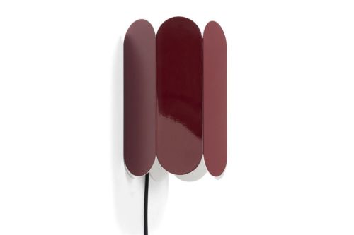 HAY Arcs Wall Switch H: 25 cm - Auburn Red