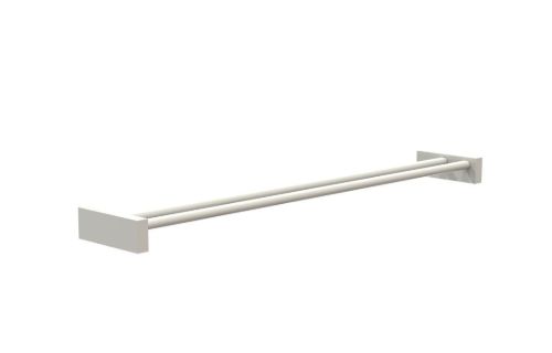 FROST QUADRA Hånklædestang 6 L: 60 cm - Mat hvid