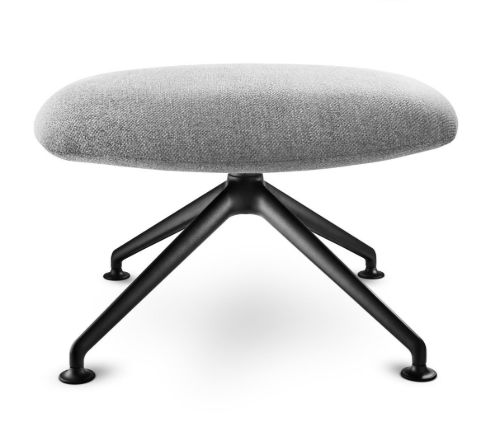 Eva Solo Laze Fußhocker H: 40,5 cm – Mischung 0074 Grau/pulverbeschichteter Stahl