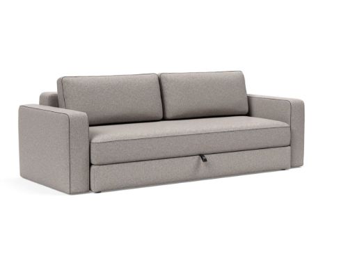 Innovation Living Black Label ILB 401 Sovesofa m. Armlæn 150-200 cm - Corocco Warm Grey/Mat Sort