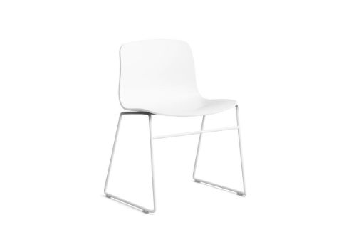 HAY AAC 08 About A Chair SH: 46 cm - White Powder Coated Steel/White