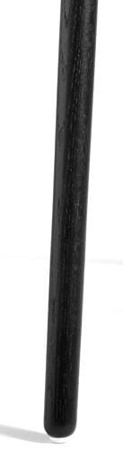 HAY AAC 13 About A Chair SH: 46 cm – Schwarz lackierte massive Eiche/Steelcut 190