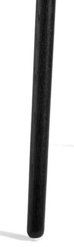 HAY AAC 13 About A Chair SH: 46 cm – Schwarz lackierte massive Eiche/Hallingdal 116