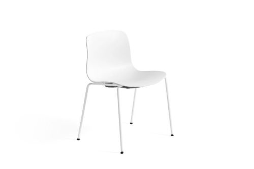 HAY AAC 16 About A Chair SH: 46 cm - White Powder Coated Steel/White