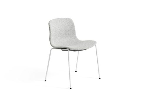 HAY AAC 17 About A Chair SH: 46 cm - White Powder Coated Steel/Hallingdal 116