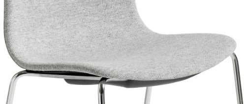 HAY AAC 17 About A Chair SH: 46 cm – Verchromter Stahl/Hallingdal 116