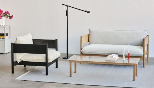HAY Arbor Club Sofa B: 150 cm – Modus 009 / Flaschengrün, auf Wasserbasis lackierte massive Buche