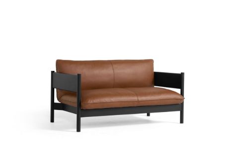 HAY Arbour Club Sofa B: 150 cm - Nevada NV2488S / Black Water-Based Lacquered Solid Beech