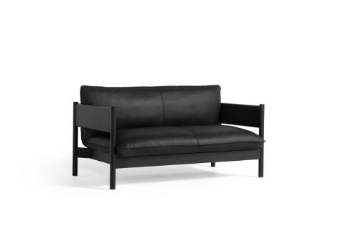 HAY Arbour Club Sofa B: 150 cm - Nevada NV0500S / Black Water-Based Lacquered Solid Beech