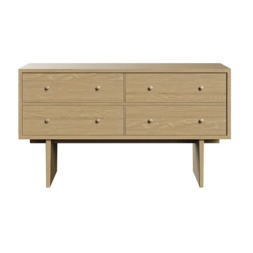 GUBI Private Beistelltisch 160x45 cm - Hell gebeiztes Eichenfurnier